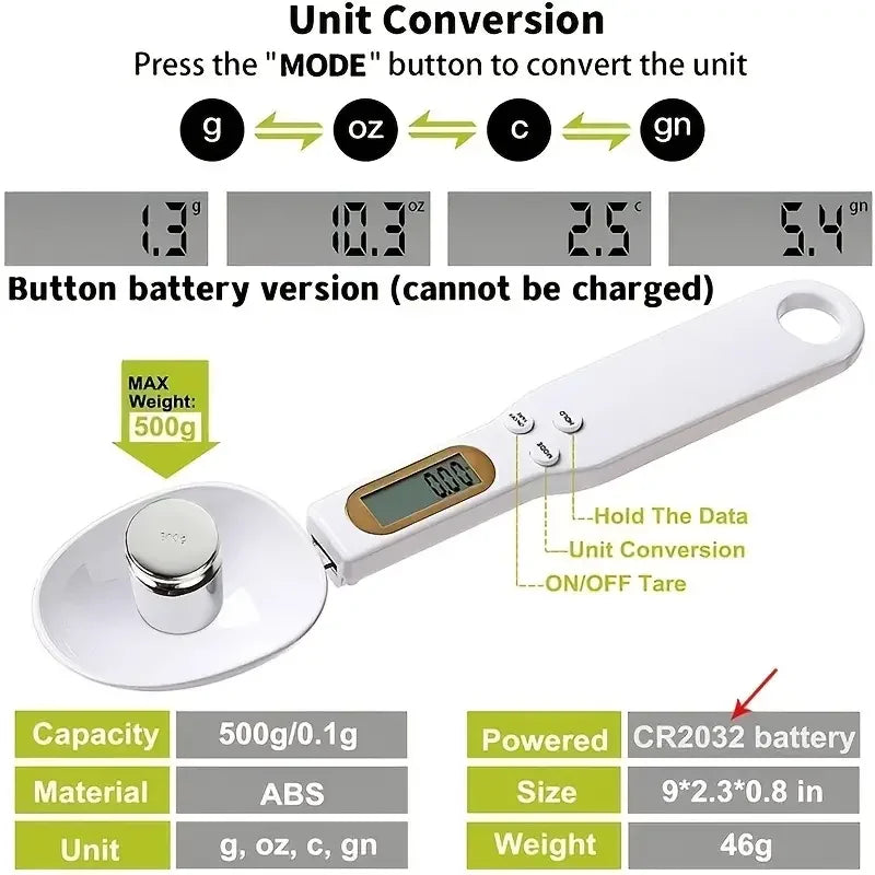 Electronic Kitchen Scale - display detail